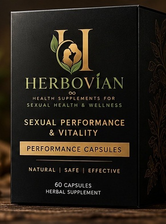 Herbovian Performance Capsules packaging box